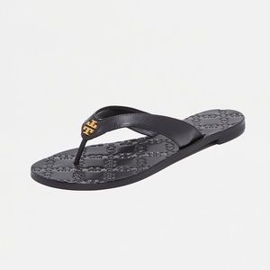 NIB Tory Burch Monroe Thong Sandal Black